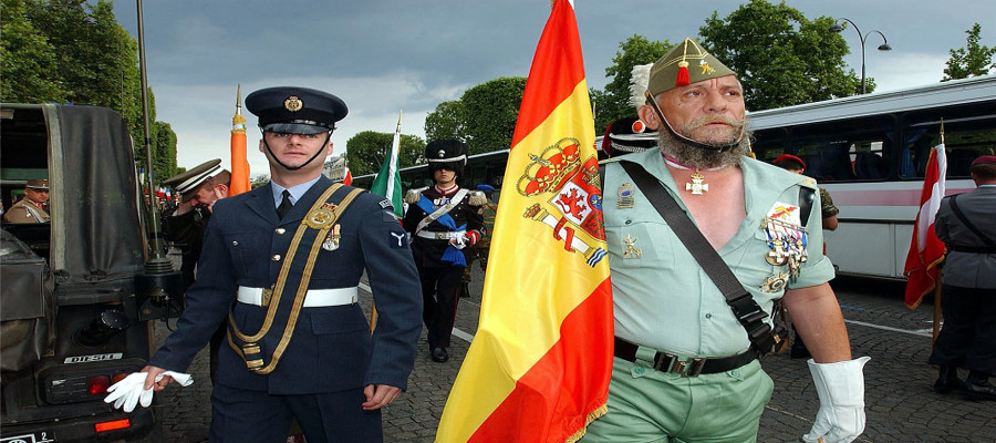La Legión Española se pone a regimen